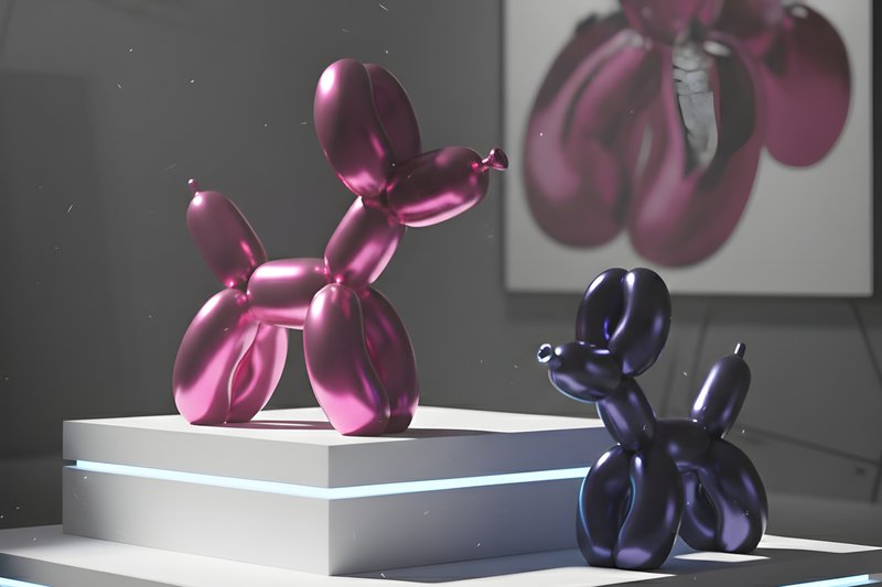 3D Balloon Dog Decor (by Woow Concept)