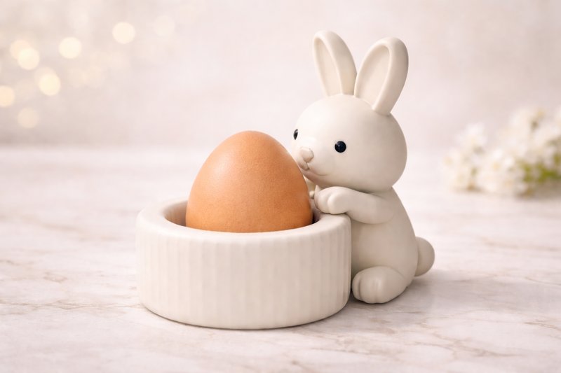 3D Bunny Egg Holder - Easter Spring (by SUPI3D)