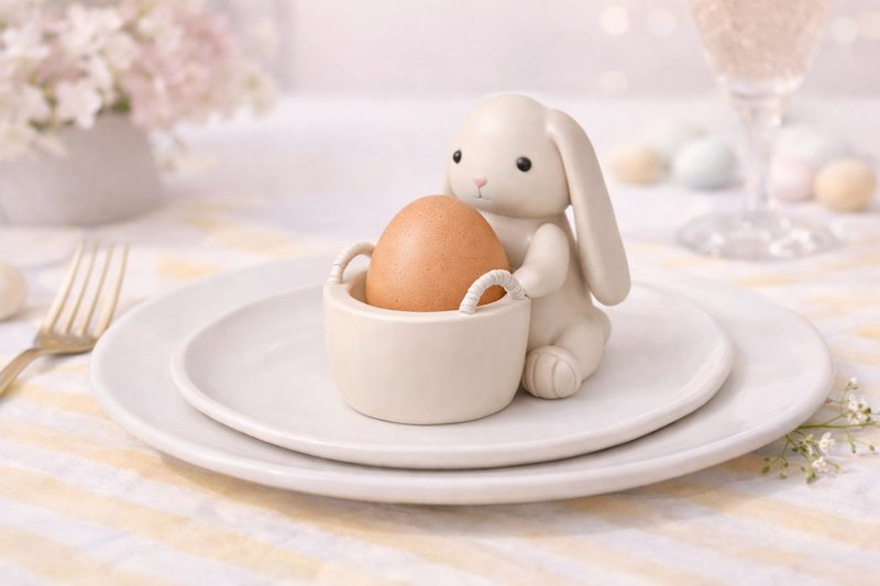 3D Cute Bunny Egg Holder Easter Spring (by SUPI3D)