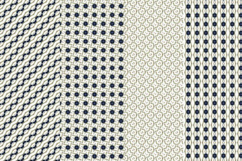 Abstract Yellow-Black Pattern Set (by cycynms)