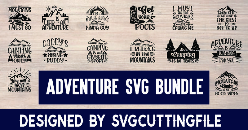 Adventure SVG Bundle (by dave nick)