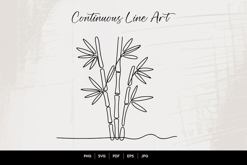 Bamboo Line Art (by rsbrandingbd)