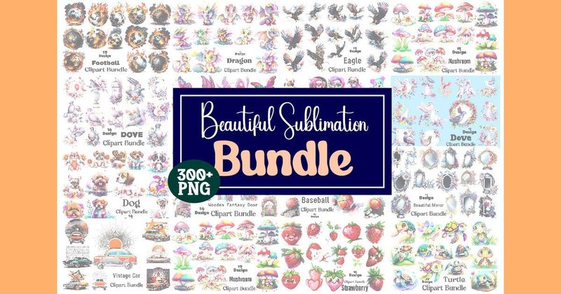 Beautiful Sublimation Templates PNG Bundle