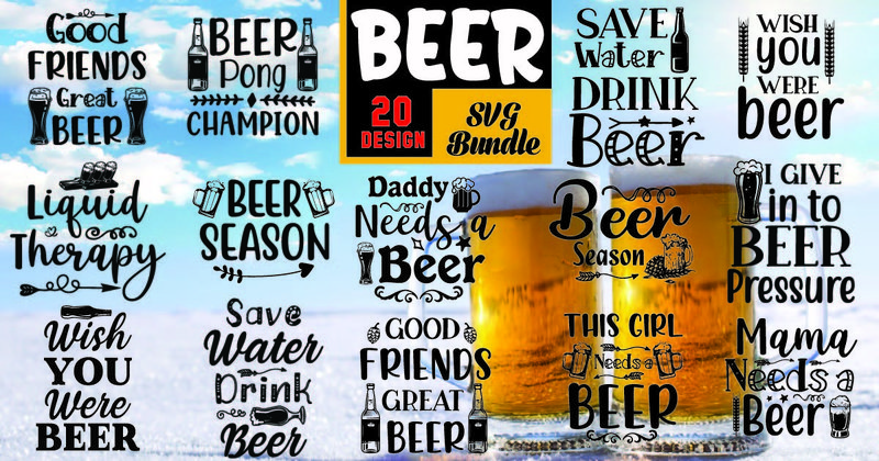 Beer SVG Bundle Vol 1 (by Colourful)