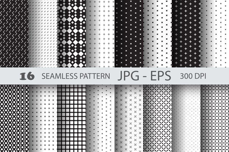 Black Pattern Overlays Graphic (by davector)