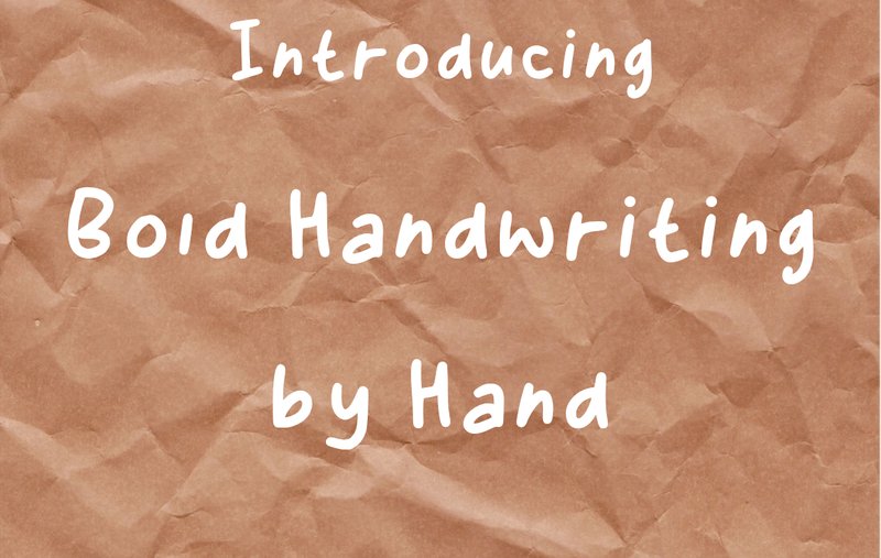 Bold Handwriting by Hand (by Fatia hafida)