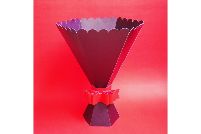 Bouquet Gift Box (by 3D SVG Crafts)