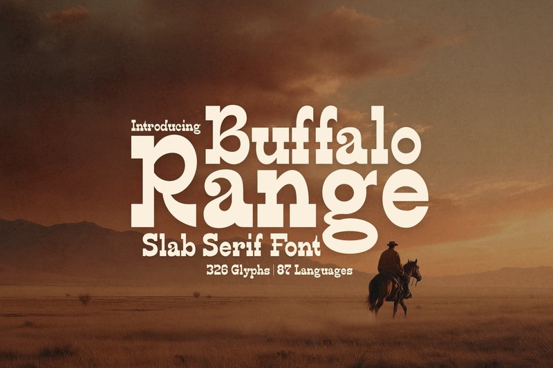 Buffalo Range (by HipFonts)