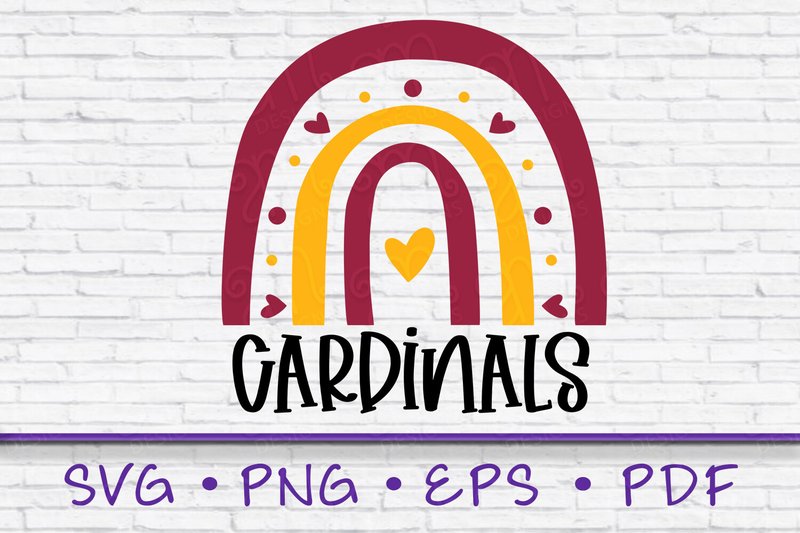 Cardinals Svg, School Mascot Svg (by Adrian Marie Designs)