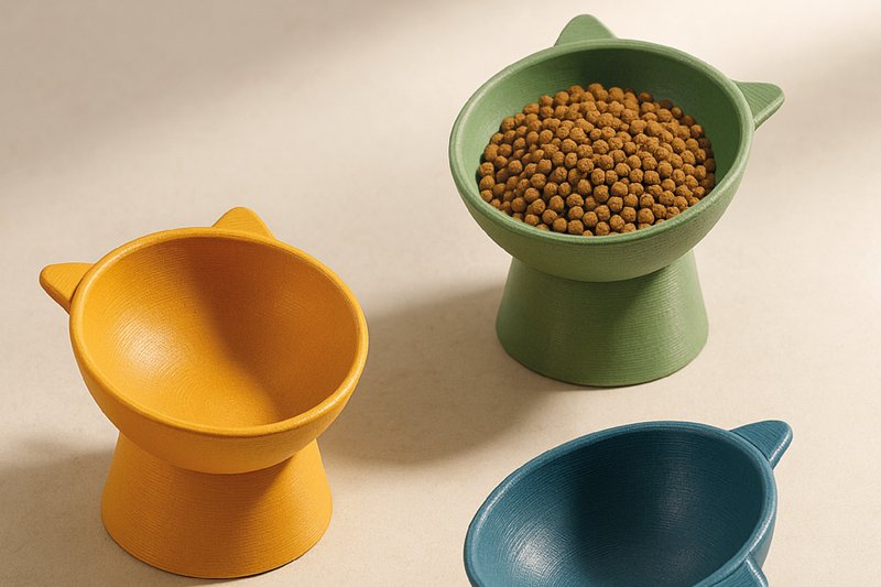 Cat Shape Pet Bowl (by Woow Concept)