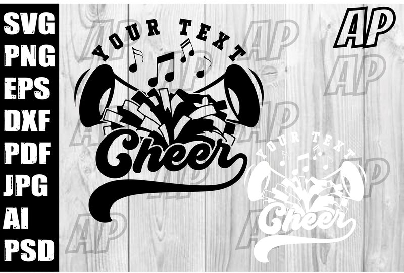 Cheer SVG PNG, Megaphone Svg (by ILukkystore)