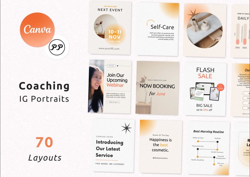 Coaching and Business Portrait Instagram (by PittaFinePrint)