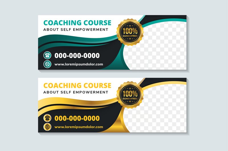 Coaching Course Horizontal Banner (by noory.shopper)