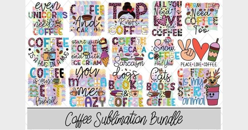 Coffee Sublimation Bundle (by Colourful)