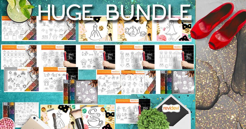 Coloring Pages for Kids Bundle (by Revidevi)