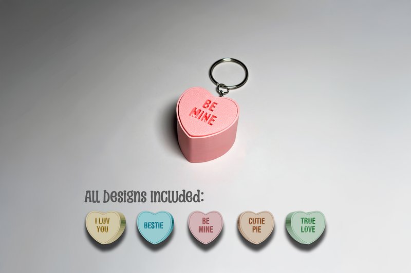 Conversation Heart Clicker / Valentine (by sunkissedwithlove.3d)