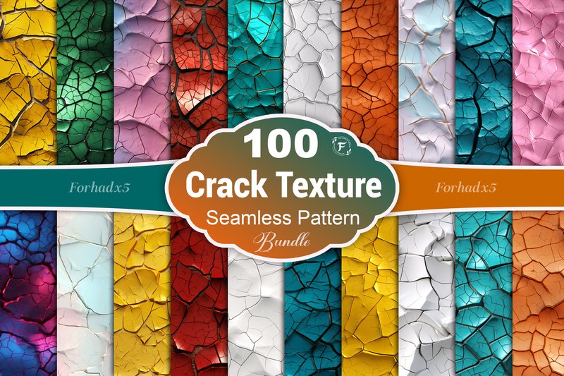 Crack Texture Seamless Pattern (by Forhadx5)