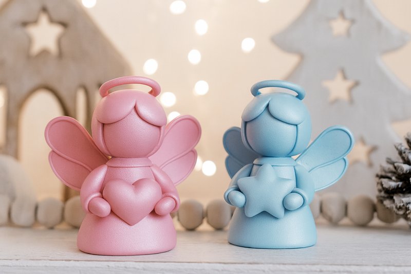 Cute Christmas Angel Figure Set (by Woow Concept)
