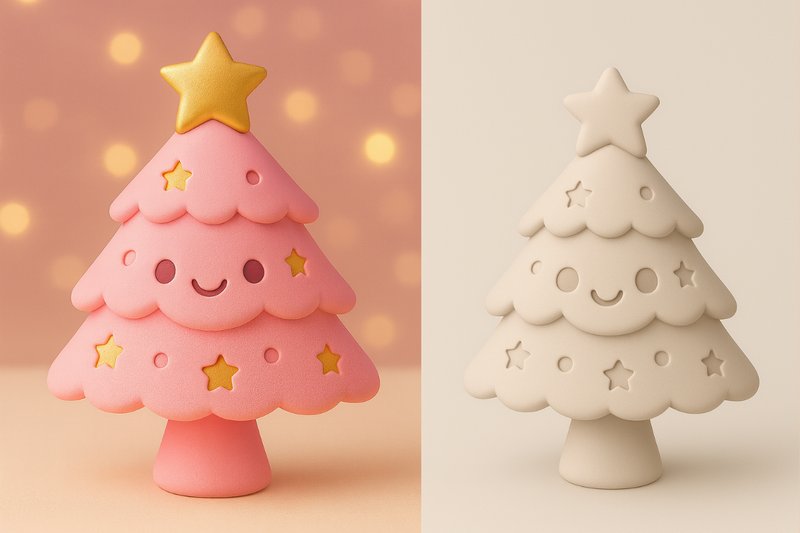 Cute Kawaii Tree (by SUPI3D)