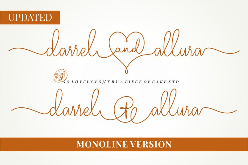 Darrel Allura Monoline (by a piece of cake)