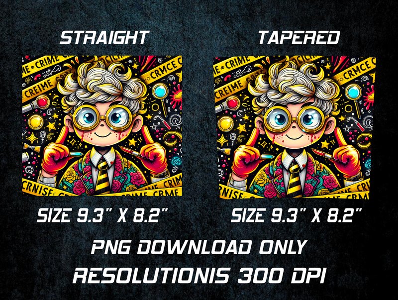 Detective Kid Investigator Tumbler Wrap (by Honey Prints)