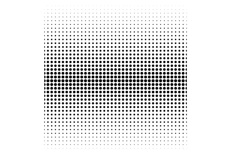 Dot Pattern Gradient Effect. Retro Halft (by microvectorone)