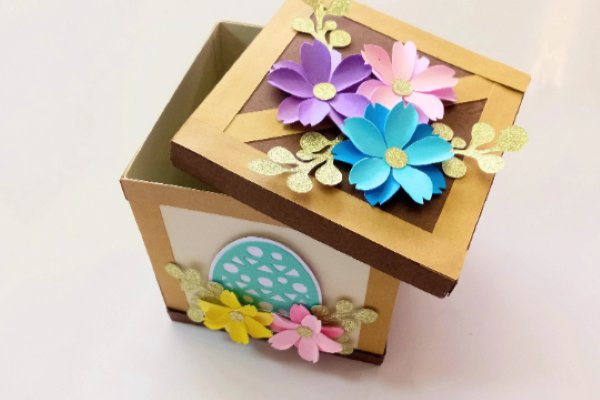 Easter Eggs Candy Box (by 3D SVG Crafts)