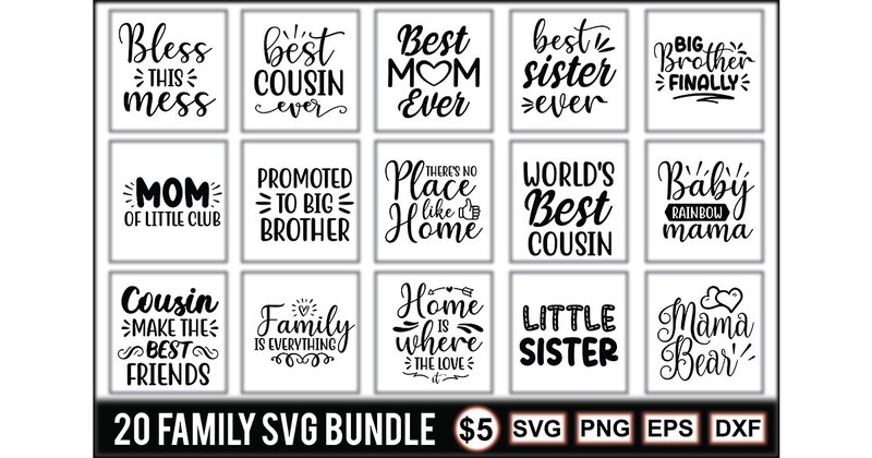 Family SVG Bundle (by crafthome)