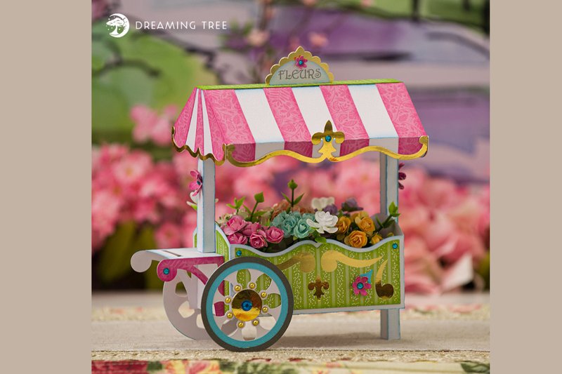 Flower Cart SVG (by Dreaming Tree)