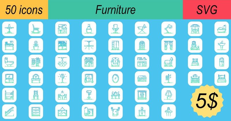 Furniture Icons Bundle (by khld939)