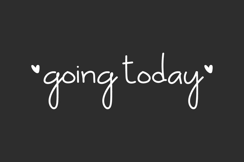 Going Today (by vintype)