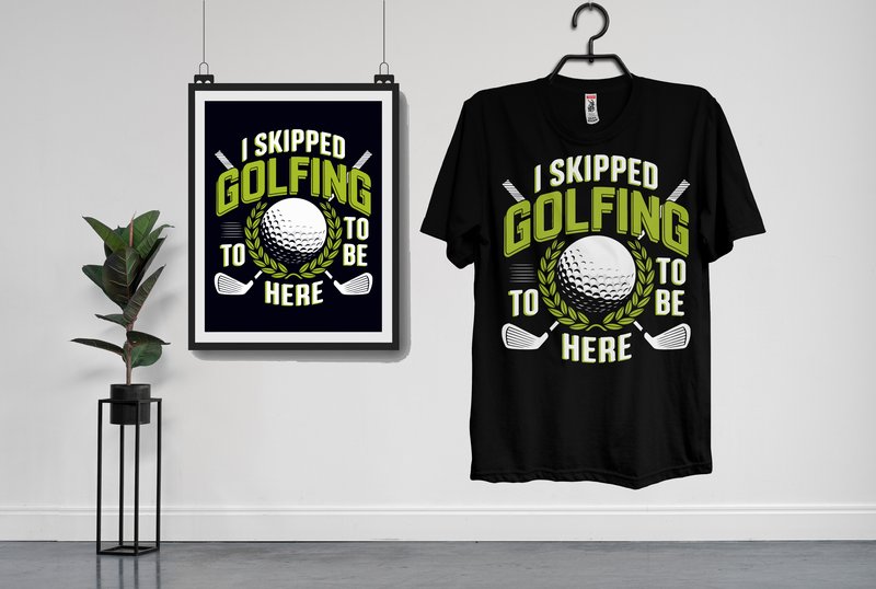 Golfing T-shirt Design (by Creative Design11)