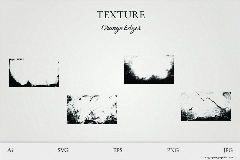 Grunge Darkened & Cracked Edges Texture (by designspacegraphics)