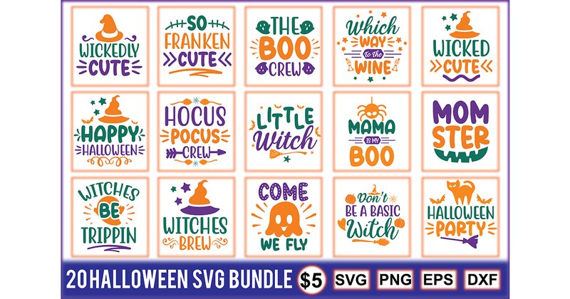 Halloween SVG Bundle (by crafthome)