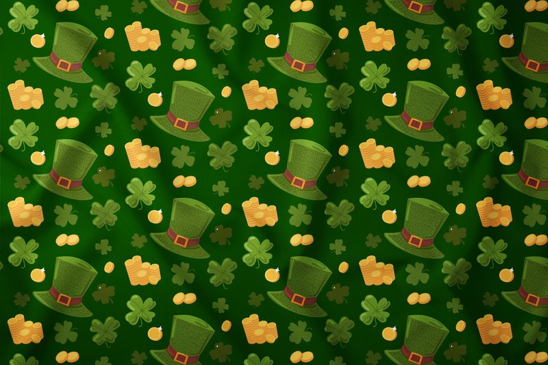Happy Patrick Seamless Pattern (by barsrsind)