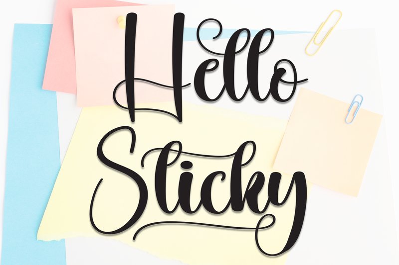 Hello Sticky (by Creativewhitee)