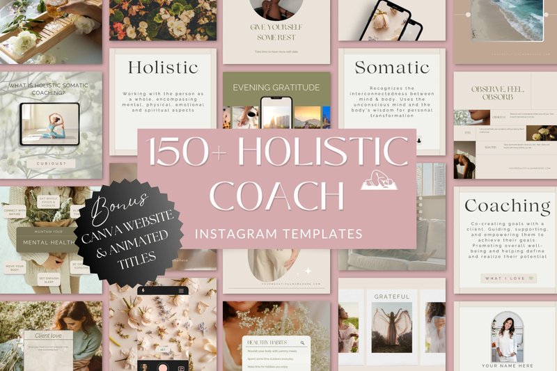 Holistic Coach Instagram (by KDPTemplate Studio)