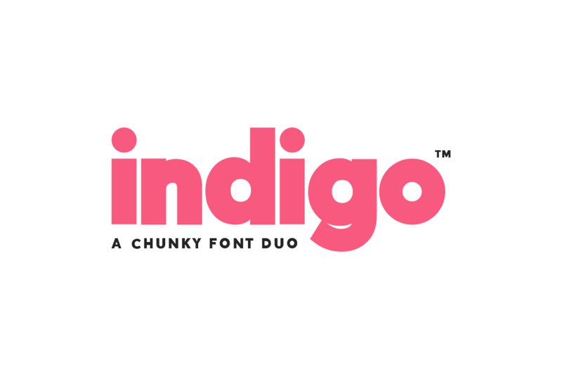 Indigo Font Duo (by Salt and Pepper Fonts)