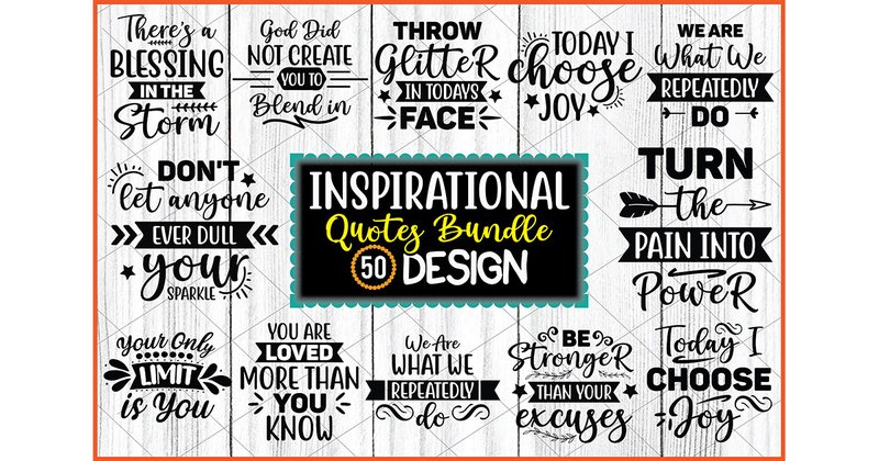 Inspirational Quotes Bundle (by crafthome)