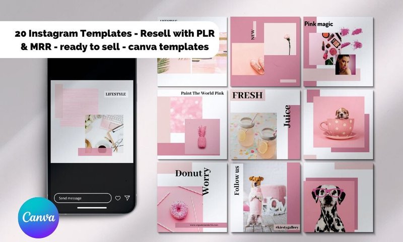 Instagram Templates - MRR PLR (by KY Designx)