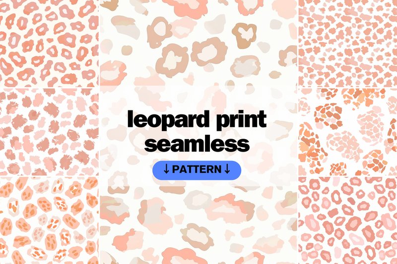 Leopard Print Seamless Pattern (by DigiArt)