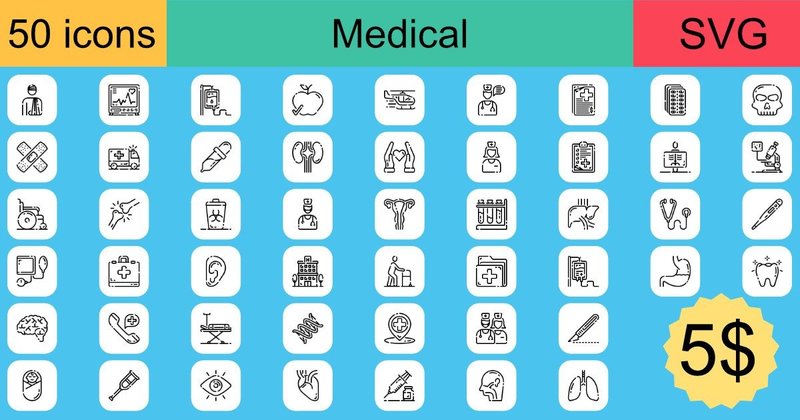 Medical Icons Bundle (by khld939)