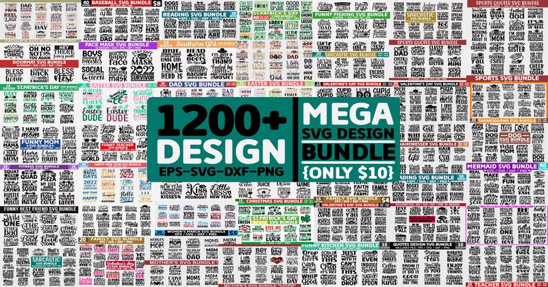 Mega SVG Design Bundle (by akazaddesign)