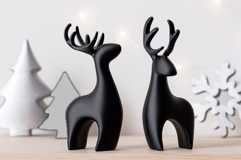 Modern Deer Set 2 Pcs. Christmas (by Woow Concept)