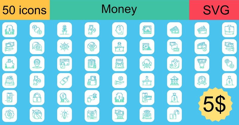 Money Icons Bundle (by khld939)