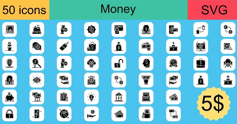Money Icons Bundle (by khld939)