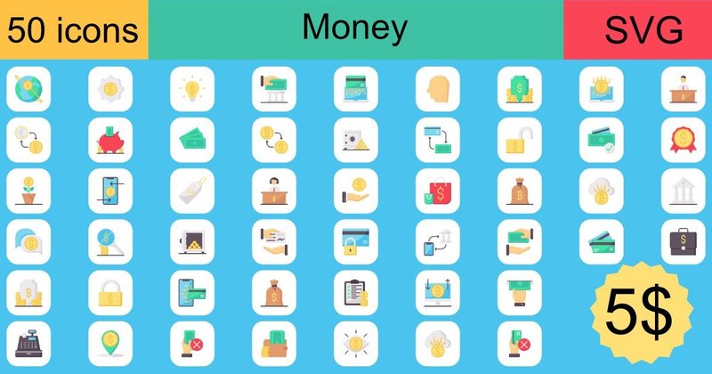 Money Icons Bundle (by khld939)