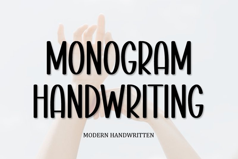 Monogram Handwriting (by Abadi letter)