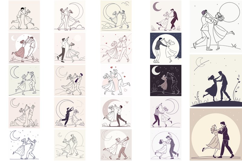 One-Line Love Scene (by Design Store)