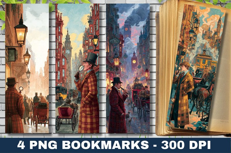 Rainy City Detective Big Ben Bookmark (by AVA STORE)